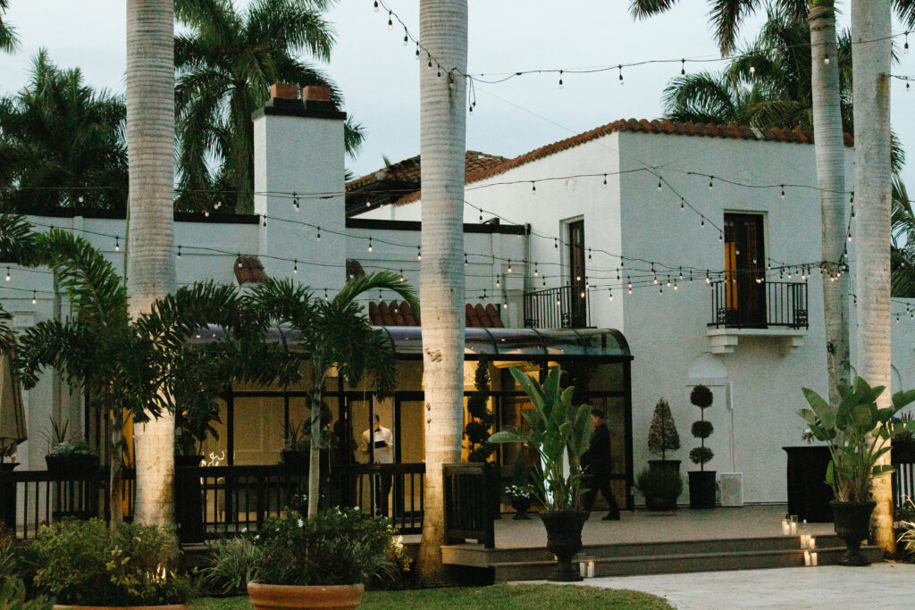 Atrium at The Alderman House in Fort Myers, Florida. 